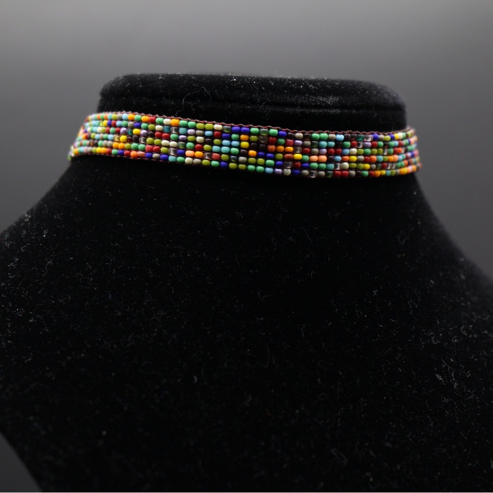 Multi- Color beads Choker